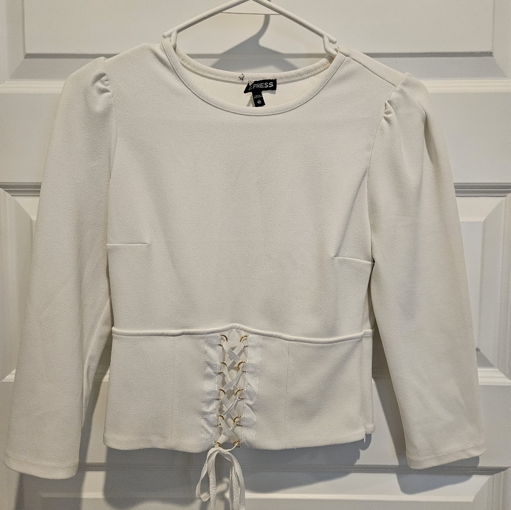 Express Corset Cropped Top